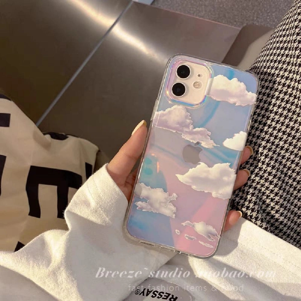 Iphone Cloud Holographic