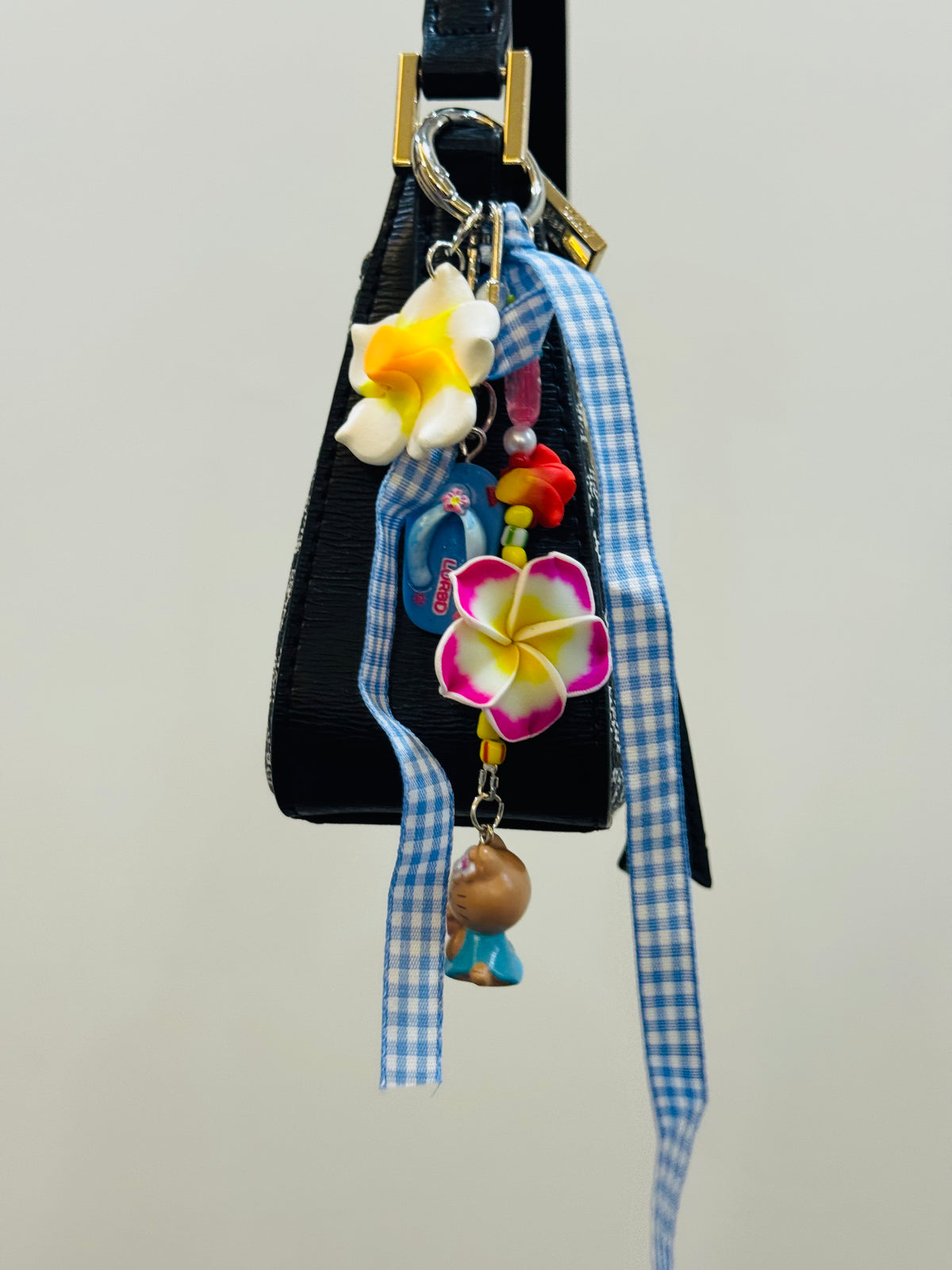 Tropical Flower Bag Charm for Handbags & Backpacks