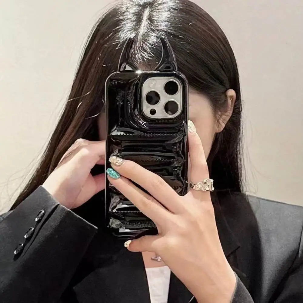 Devil Horn Puffer Case