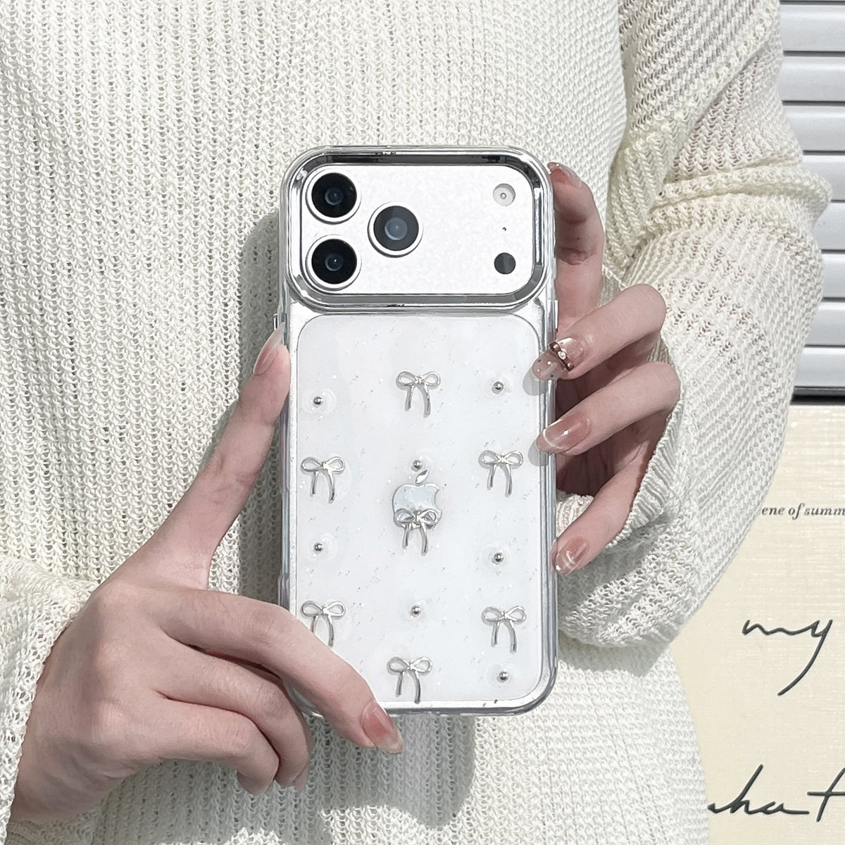 Cute Bow Aesthetic iPhone Case for Girls – Stylish Phone Cover