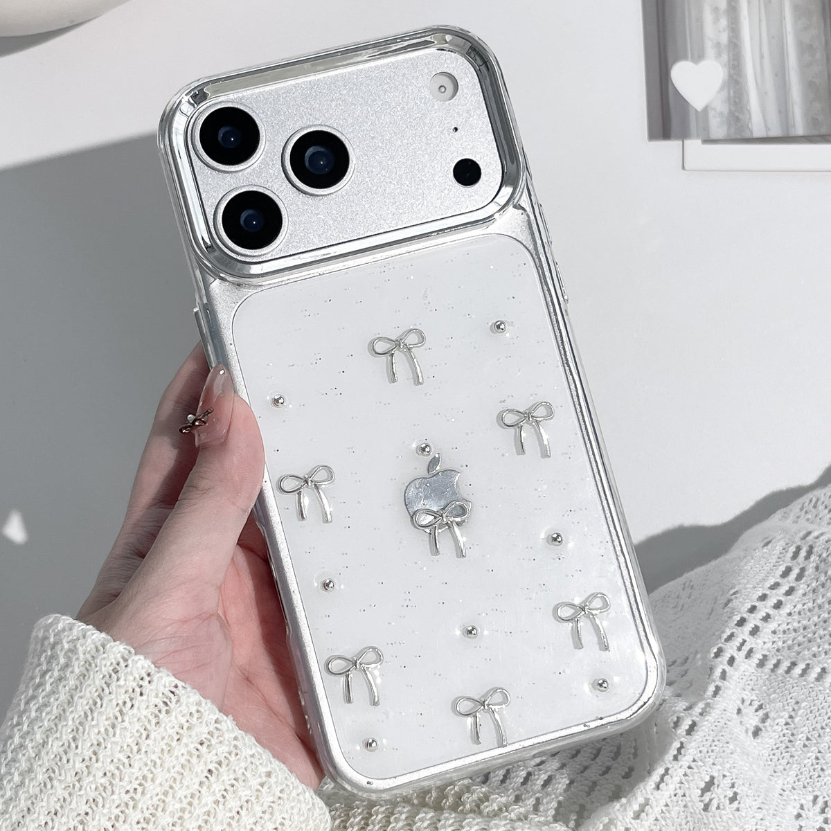 Cute Bow Aesthetic iPhone Case for Girls – Stylish Phone Cover