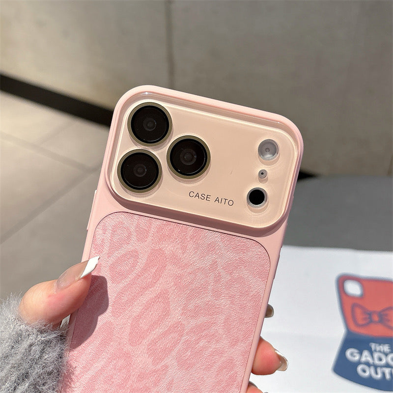 Elegant Pink Textured Phone Case – Durable & Stylish Protective Cover