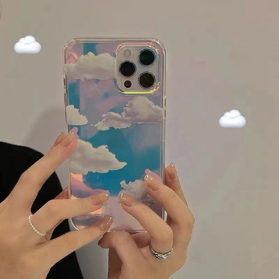 Iphone Cloud Holographic