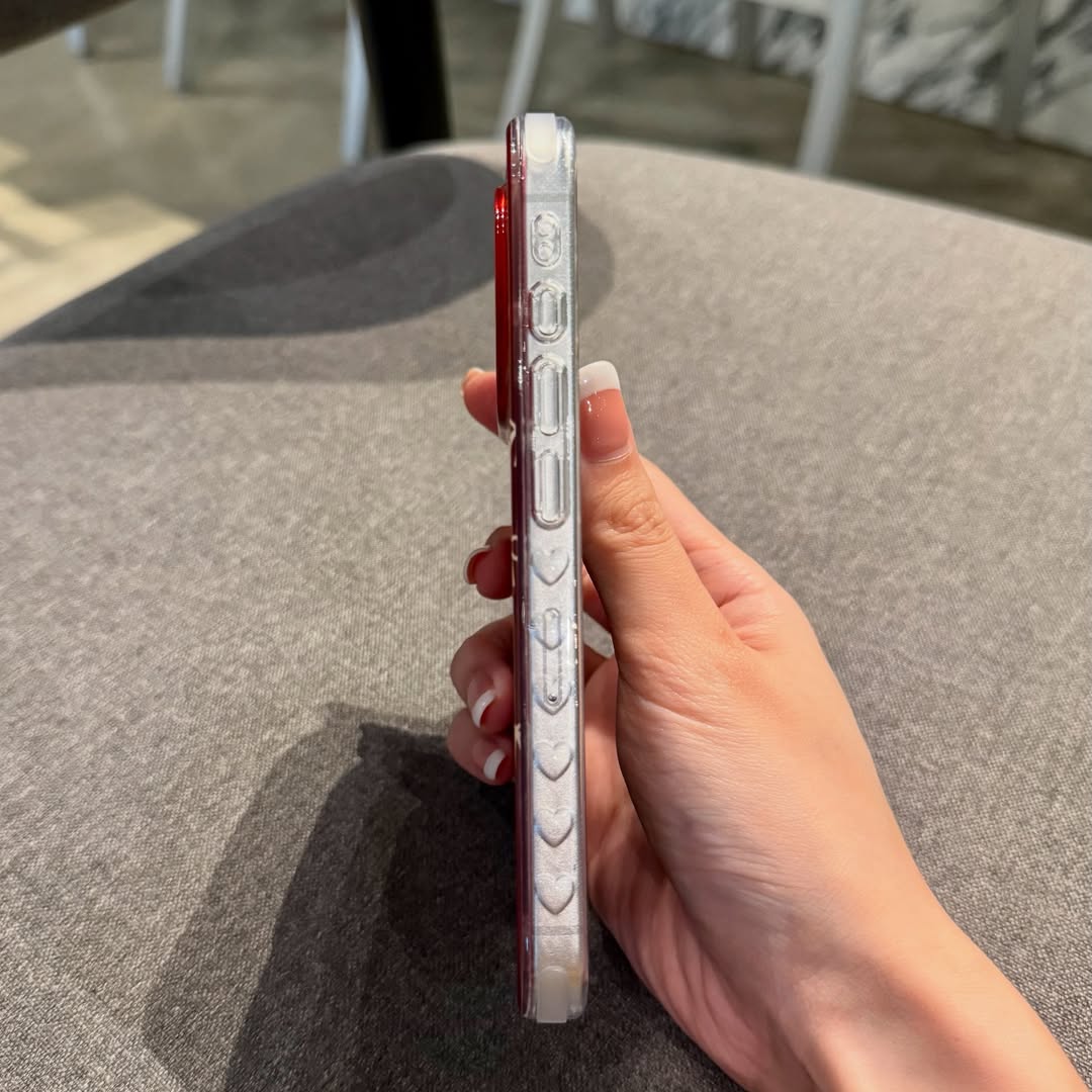 Cherry Red Glossy Bow Case