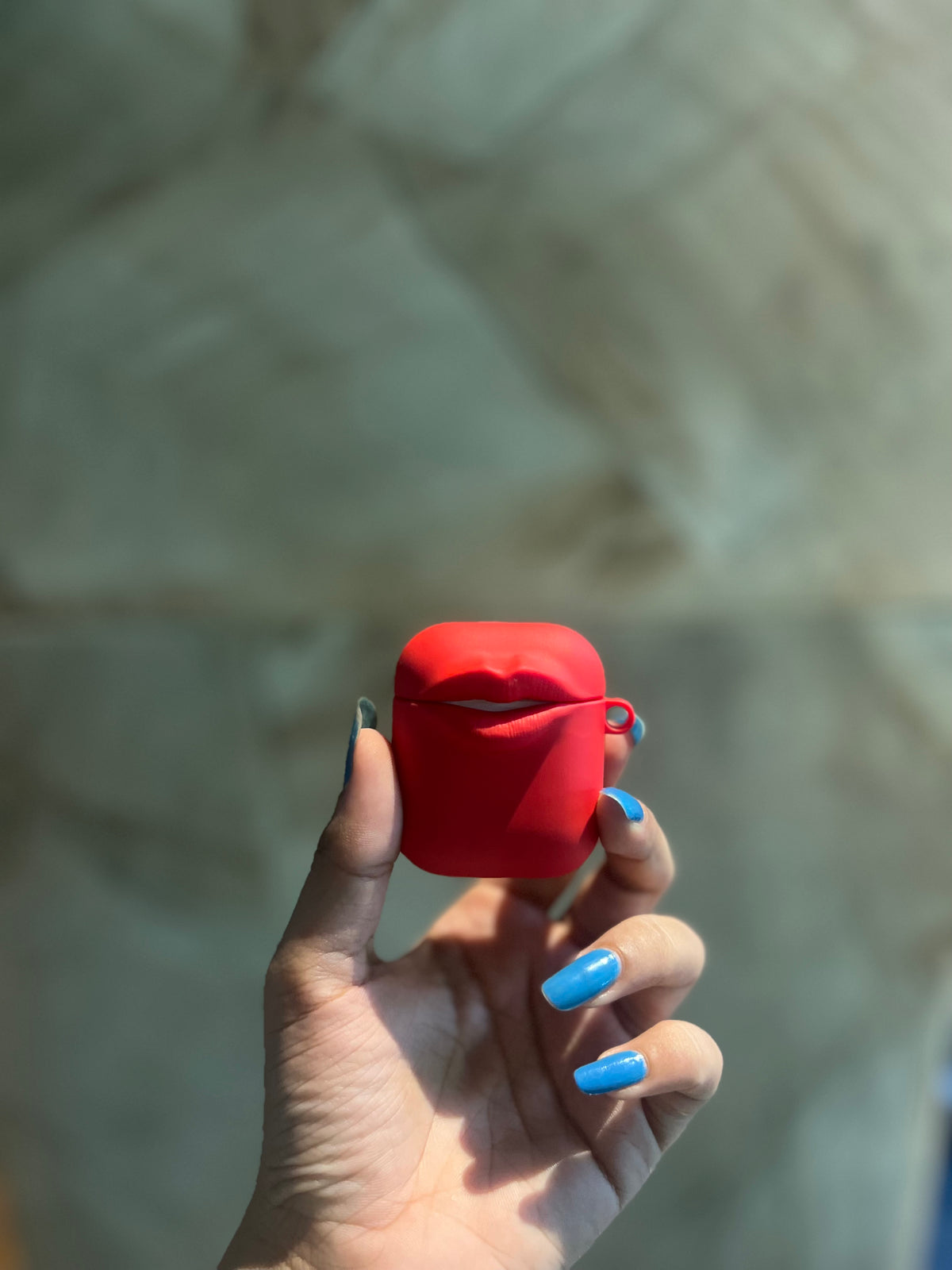 Bold Red Lips AirPods Case