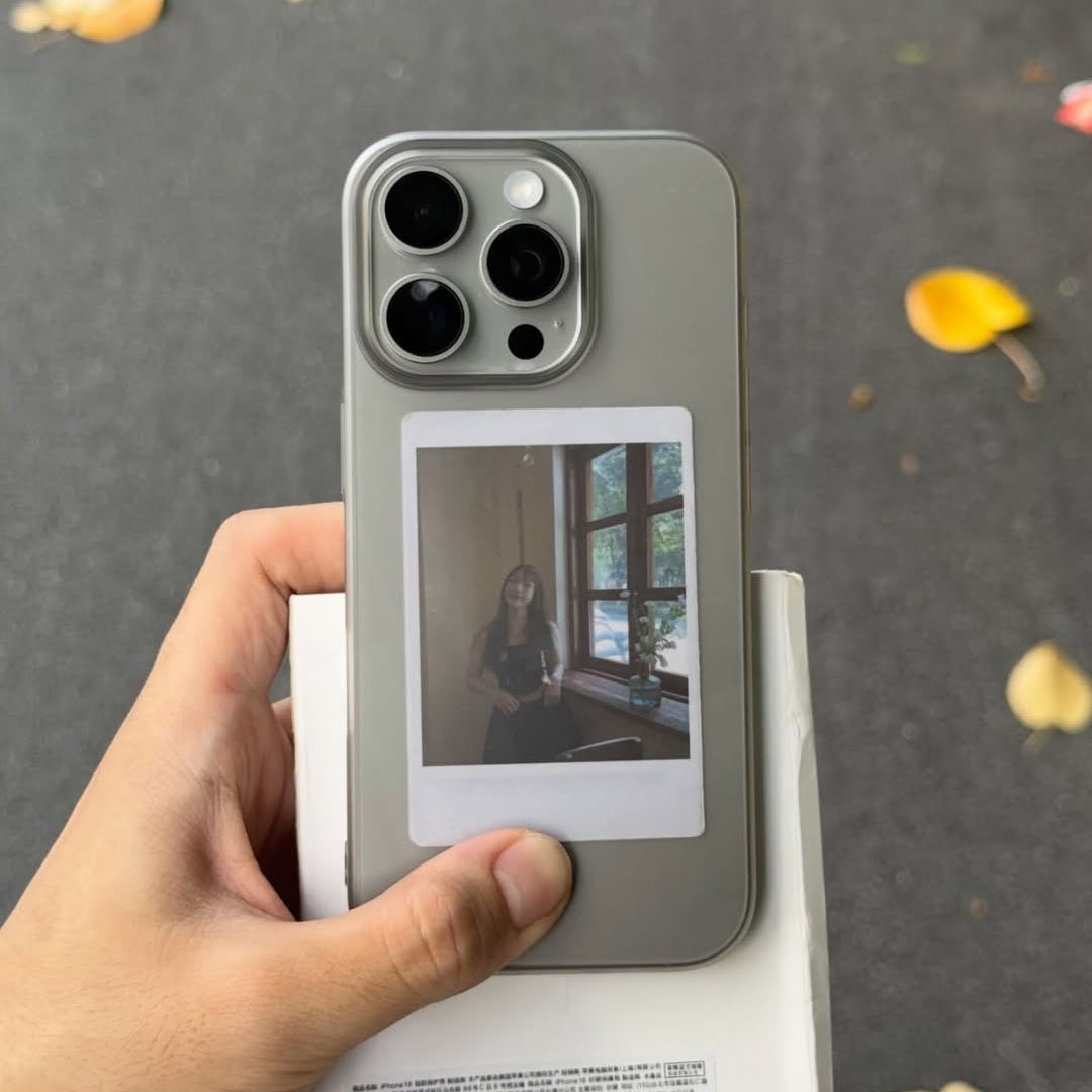 K-Pop thin Polaroid Style iPhone Case – Aesthetic & Minimal Design K-Pop thin Polaroid Style iPhone Case – Aesthetic & Minimal Design