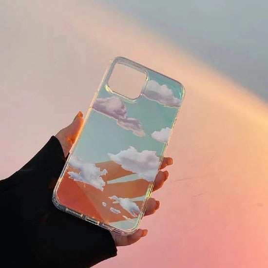 Iphone Cloud Holographic