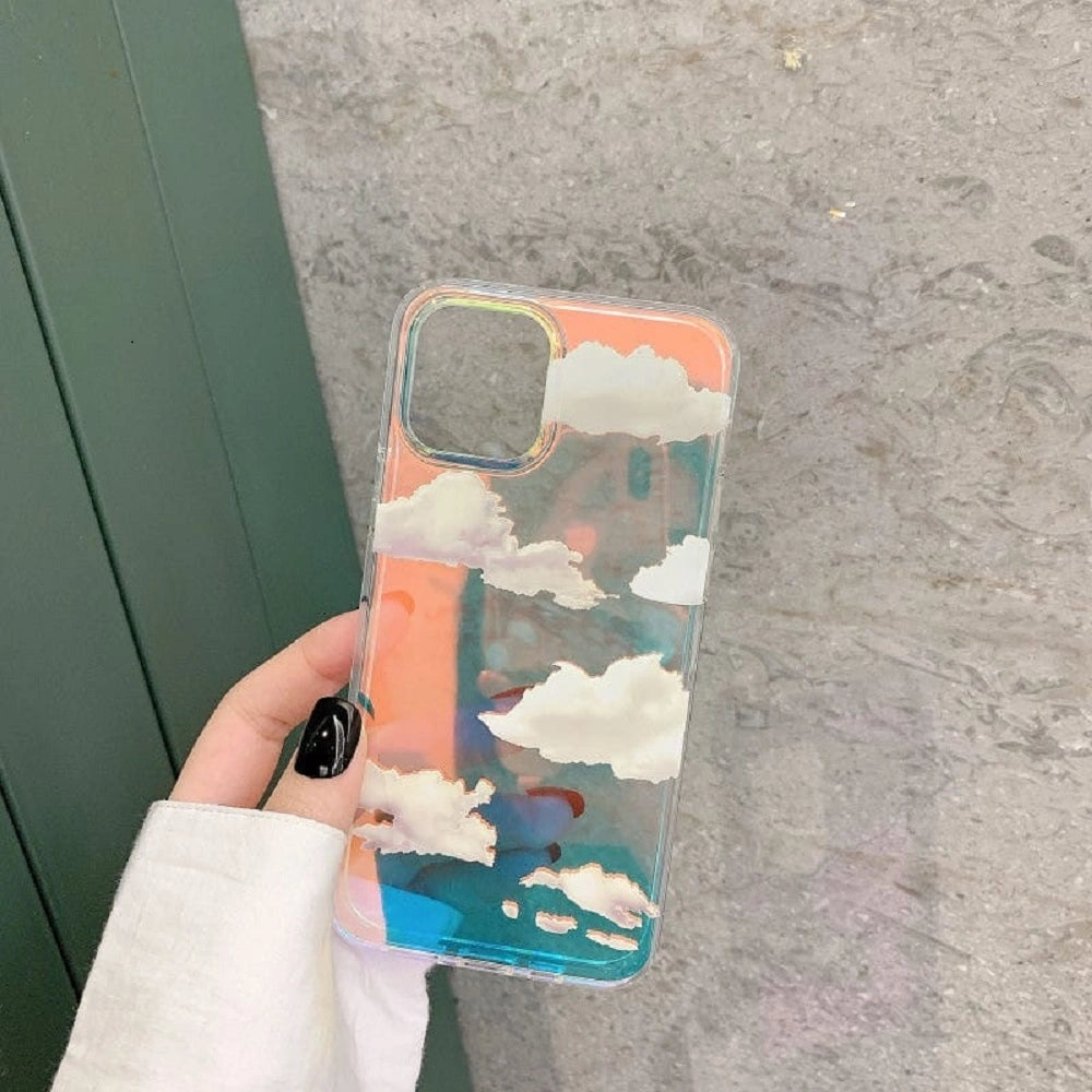 Iphone Cloud Holographic