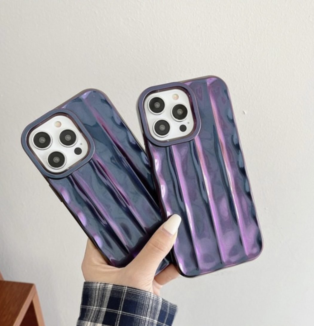Iphone Shinny Wave Case