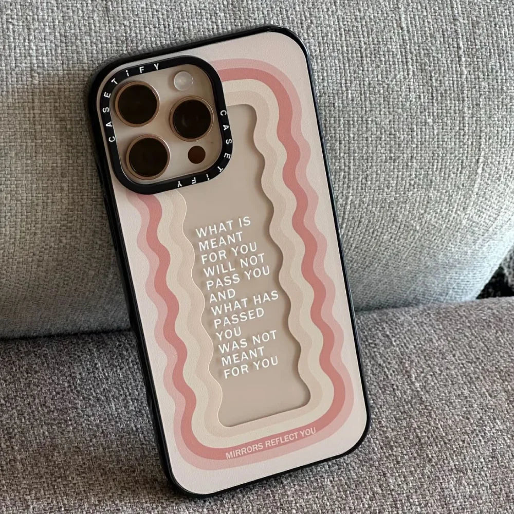 Destined Flow Quote iPhone Case