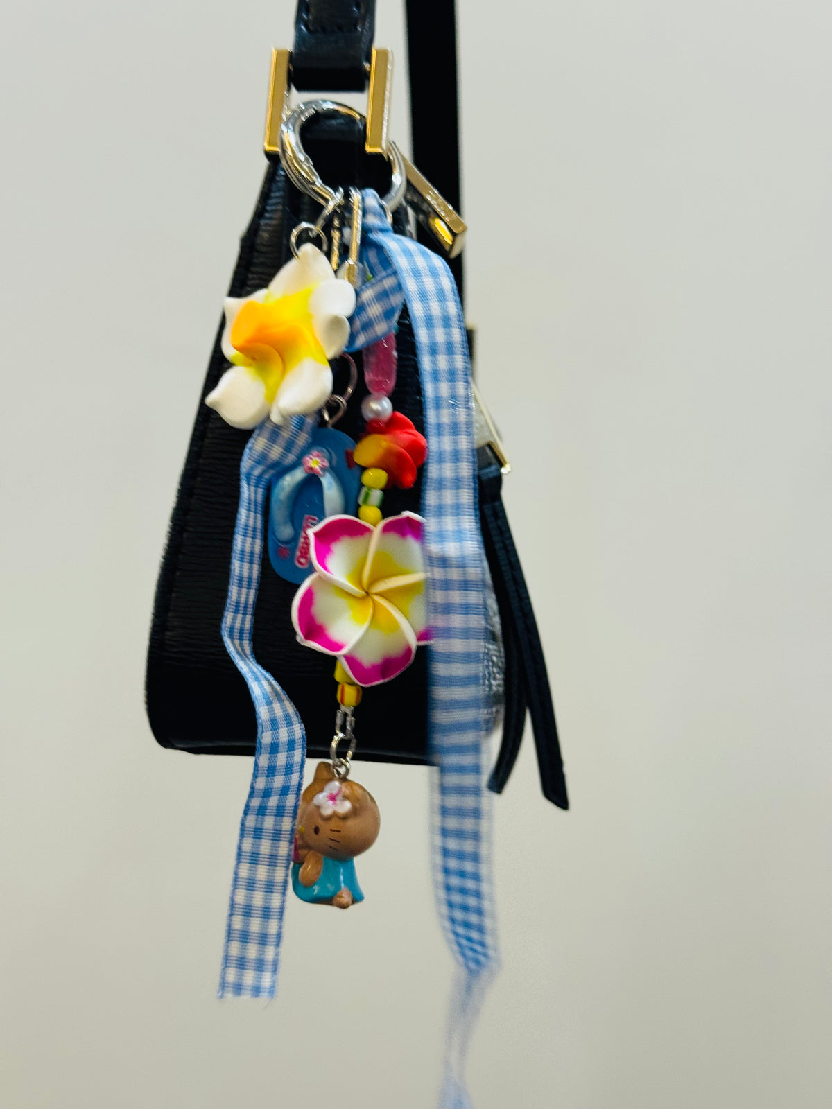 Tropical Flower Bag Charm for Handbags & Backpacks