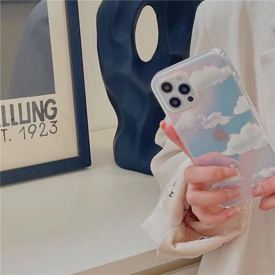 Iphone Cloud Holographic