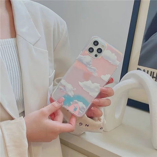 Iphone Cloud Holographic