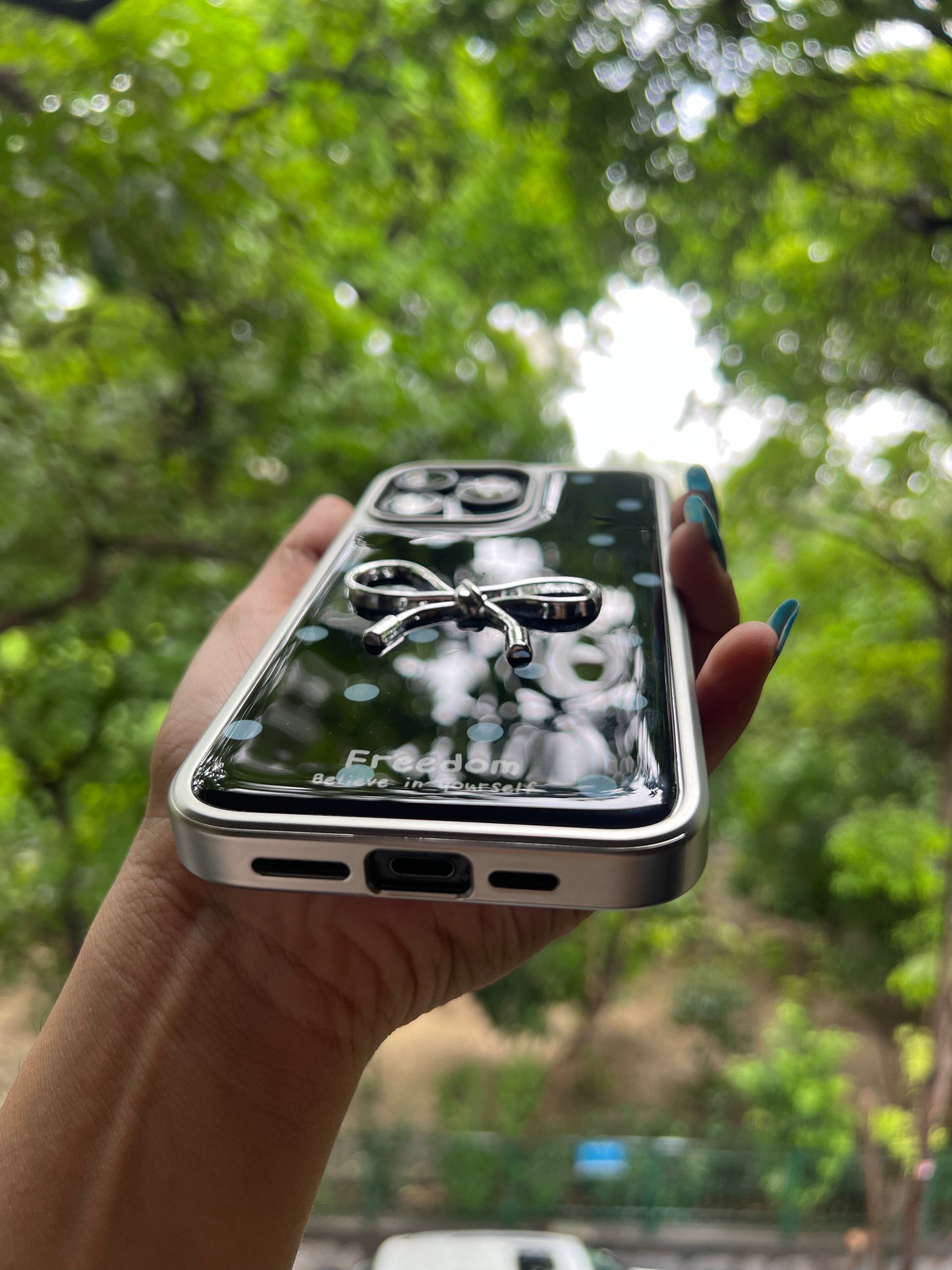 Freedom Bow Polka Dot Phone Case