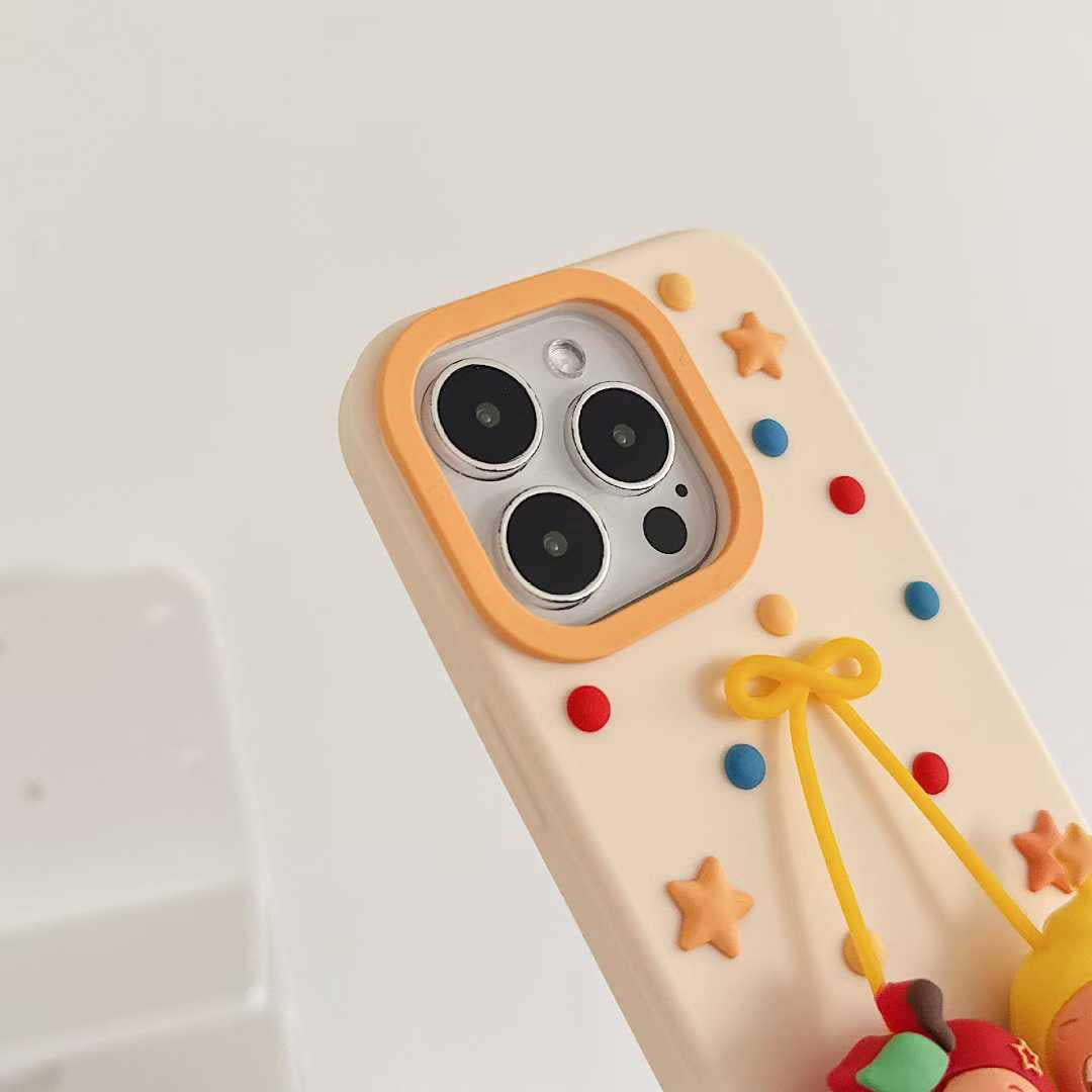 Cute 3D Cartoon Fruit Phone Case – Soft Silicone Cover