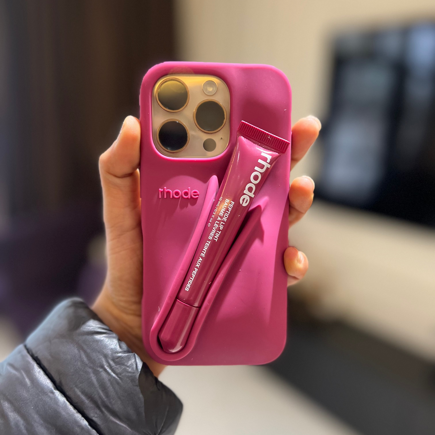 Trendy Lip Gloss iPhone Case—Beauty Must-Have!