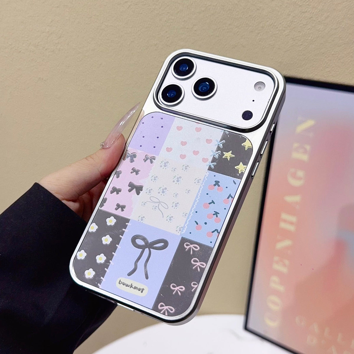 Chic designs with Bow Pastel Phone Case – Stylish Glossy Cover