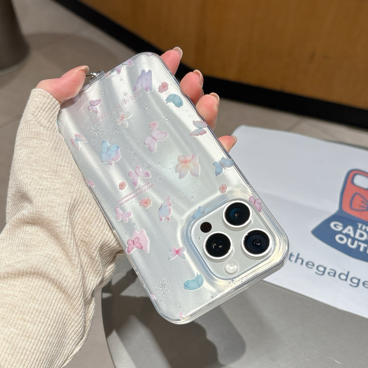 Dreamy Pastel Butterfly Clear Case – Cute, Light & Stylish Everyday Cover