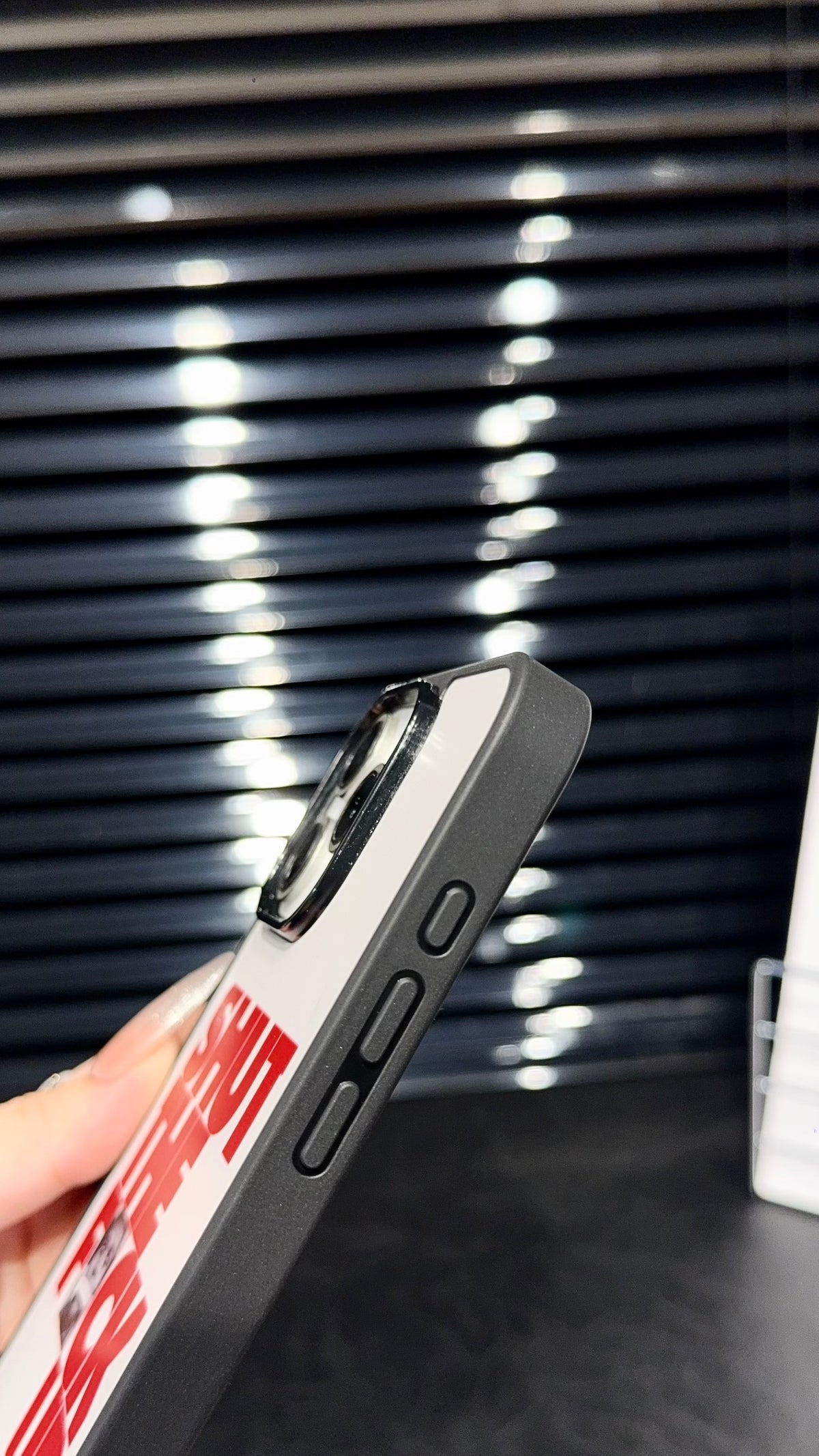 Bold “Shut The F*ck Up” Graphic iPhone Case – Trendy Minimalist Protective Cover
