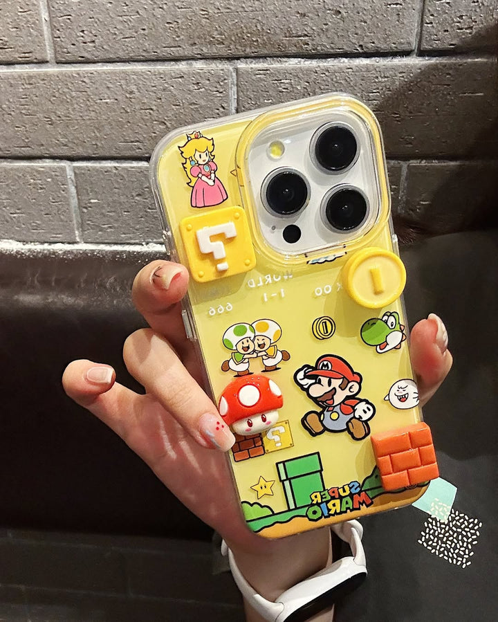Super Mario 3D Adventure Case with Charm