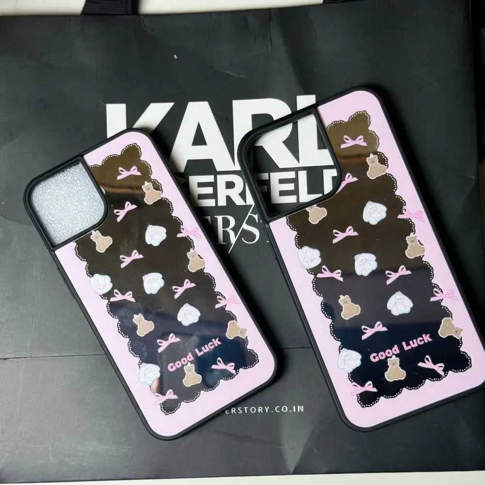 Teddy Bow Mirror Bliss Case