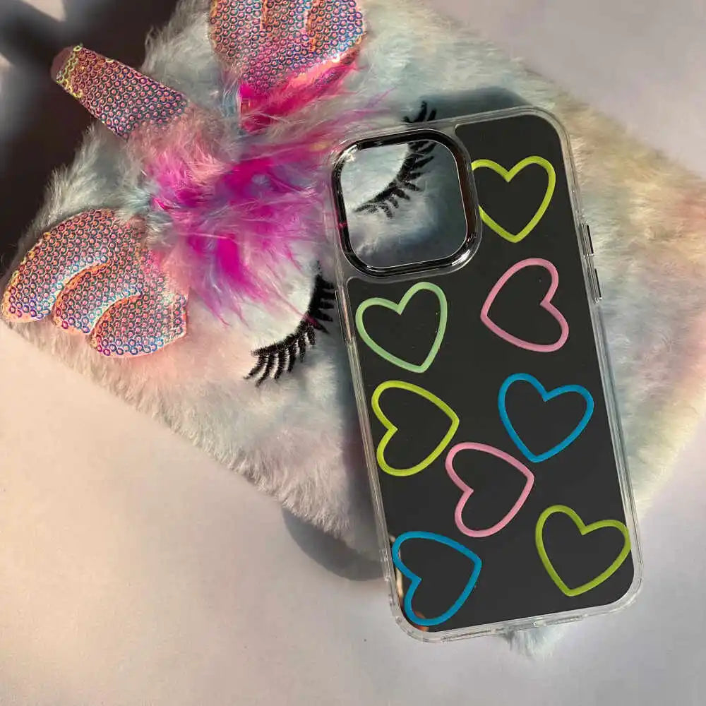 Colourful Heart Cases