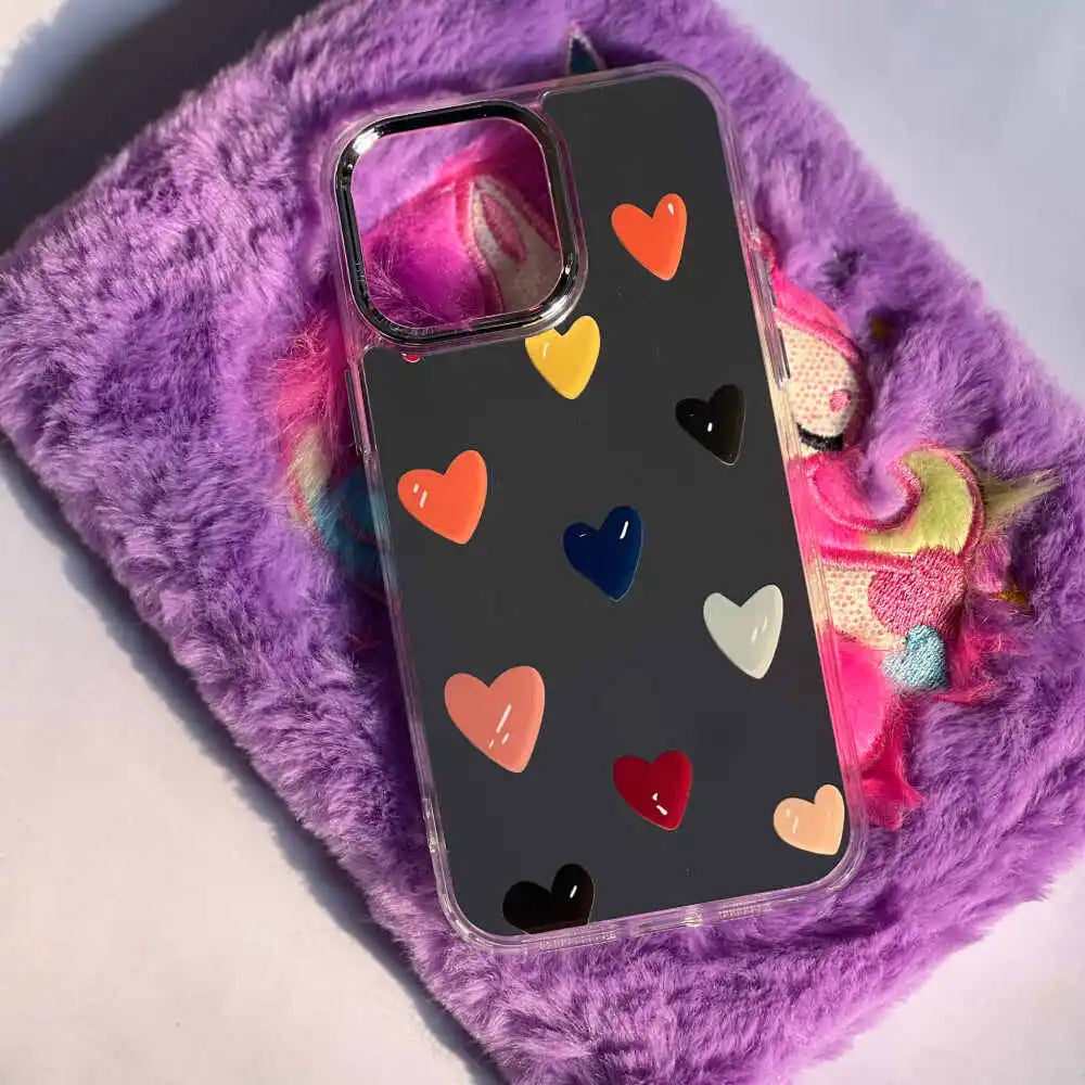 Colourful Heart Case