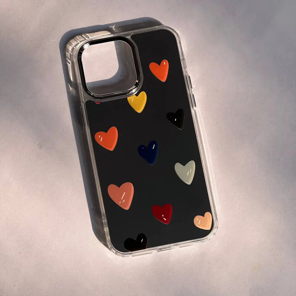 Colourful Heart Case