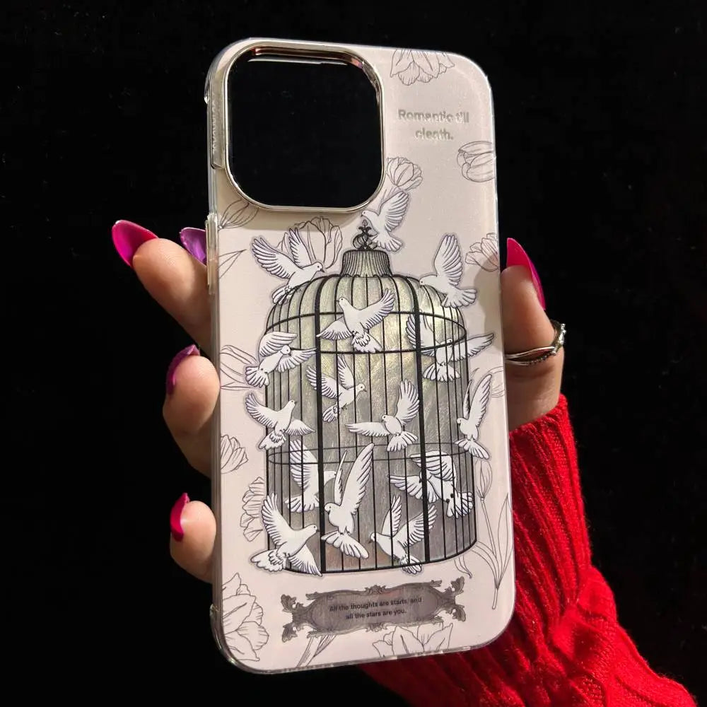 Freedom Cage Luxe Case with Pendant Charm