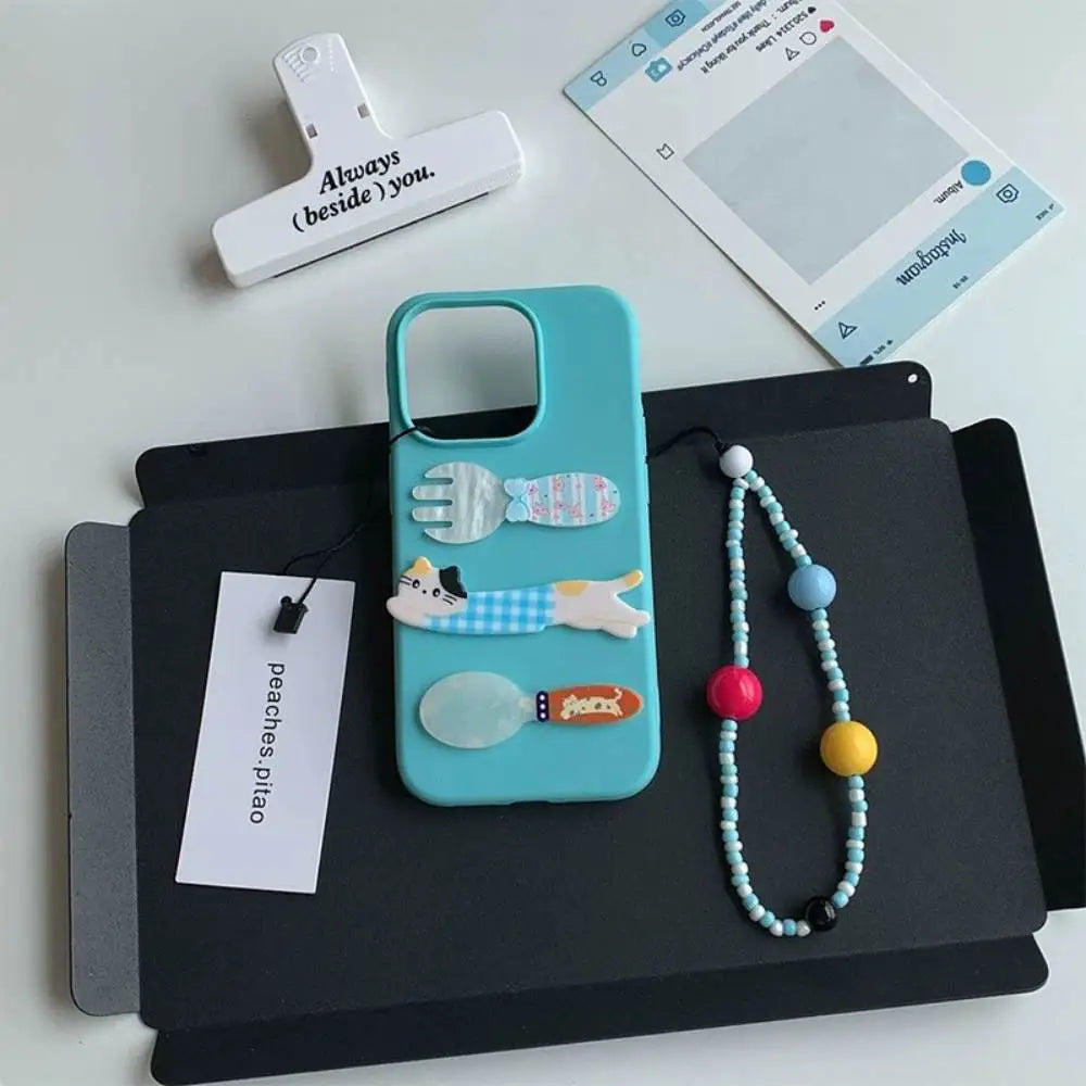 Puppy Pals Phone Case With Cute Pendant Charm