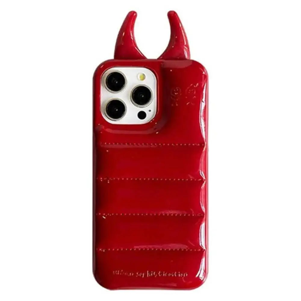 Devil Horn Puffer Case