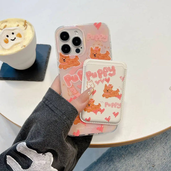 Furr Puppy MagSafe Case With MagSafe Wallet