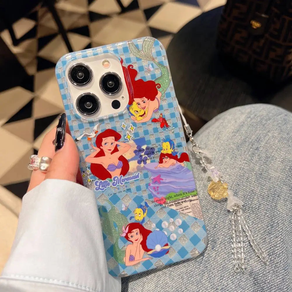Shimmer Mermaid Case With Pendant Charm