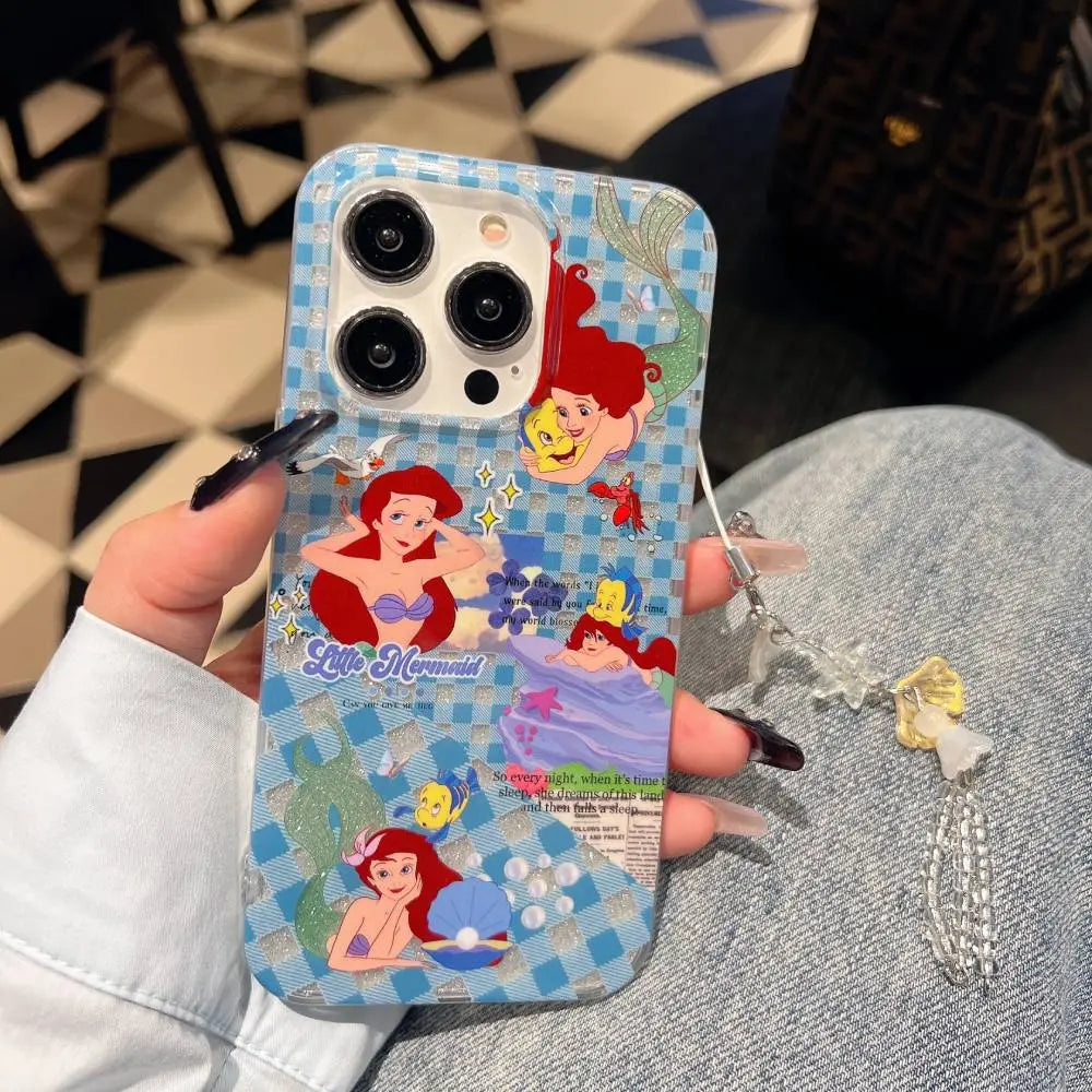 Shimmer Mermaid Case With Pendant Charm