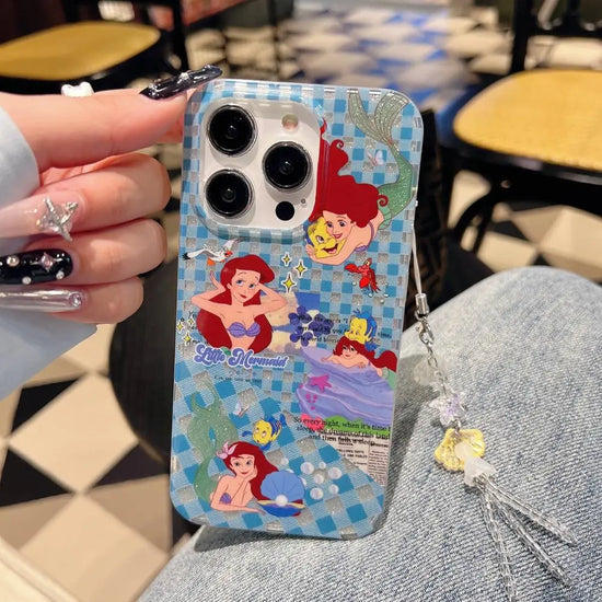 Shimmer Mermaid Case With Pendant Charm