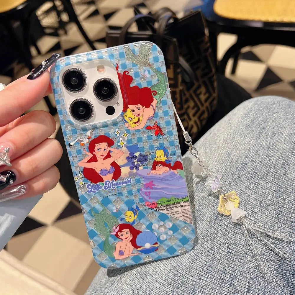 Shimmer Mermaid Case With Pendant Charm