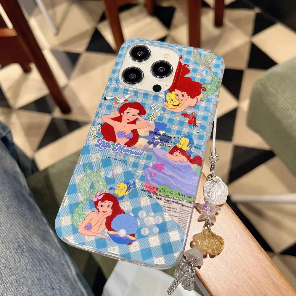 Shimmer Mermaid Case With Pendant Charm