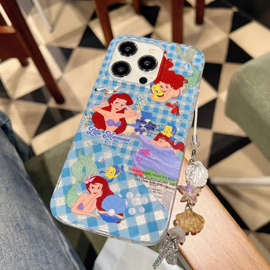 Shimmer Mermaid Case With Pendant Charm