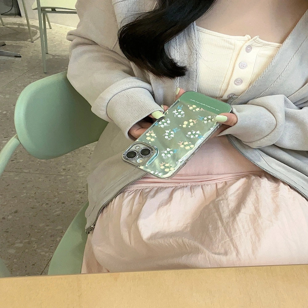Soft Bloom Haze Case with Shimmer Camera”