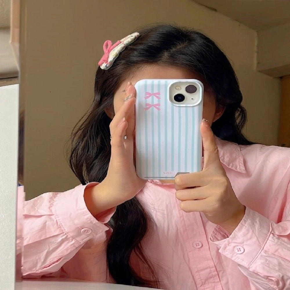 Pink Bows Card Holder Case