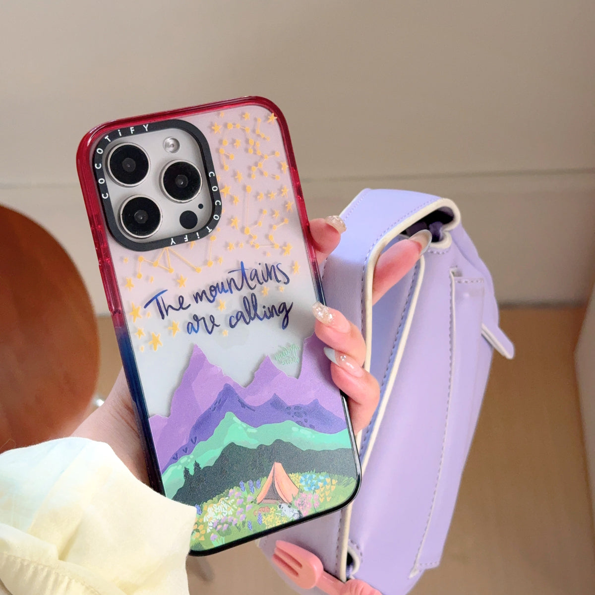 Mountain Glow iPhone Case