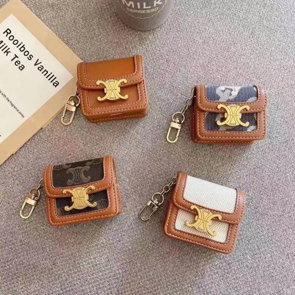 Luxury Brand Handbag-Inspired AirPods Case