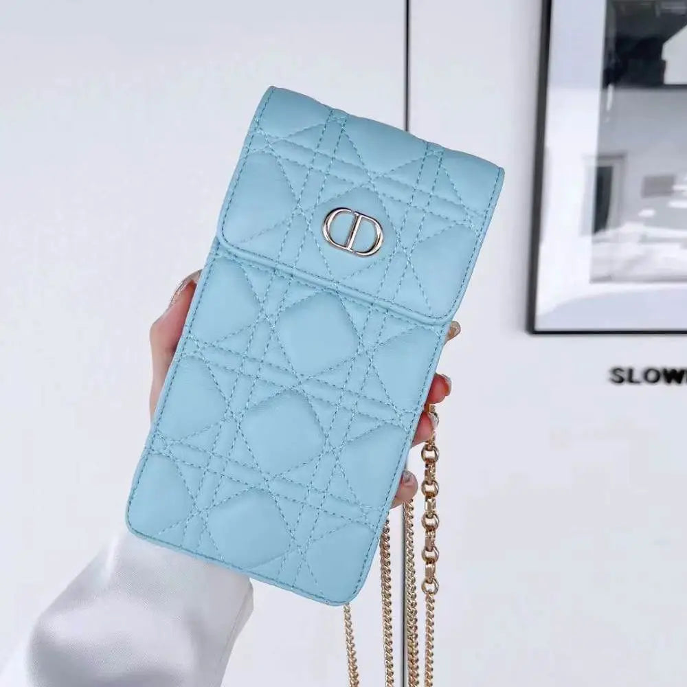 Luxury Brand CD Multipurpose Caro Pouch With Lanyard