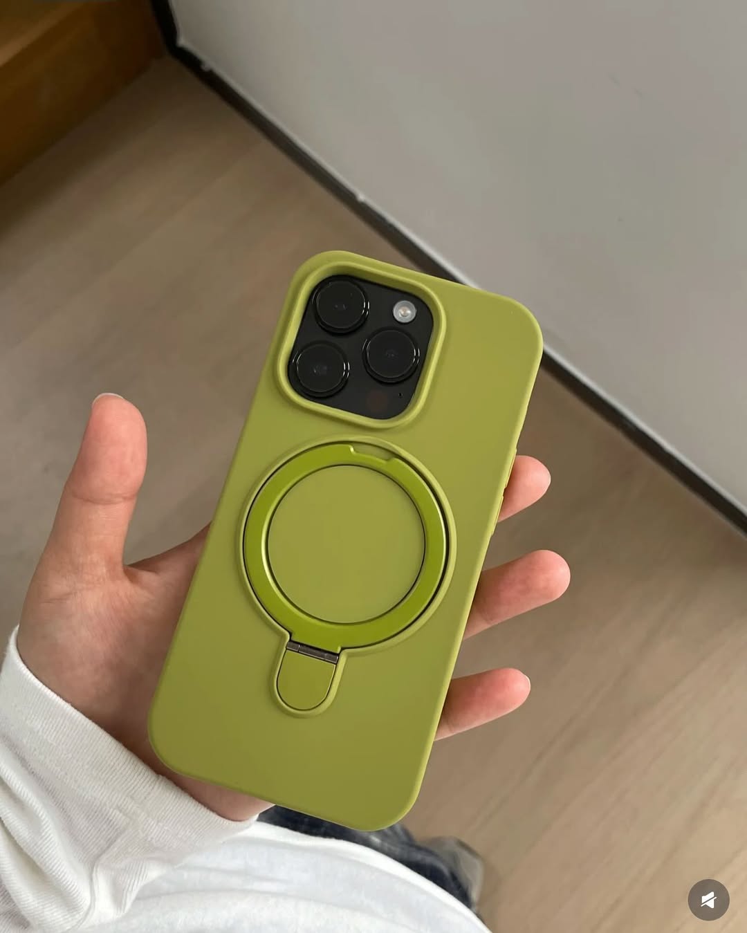 Sage Green Mag Ring Case