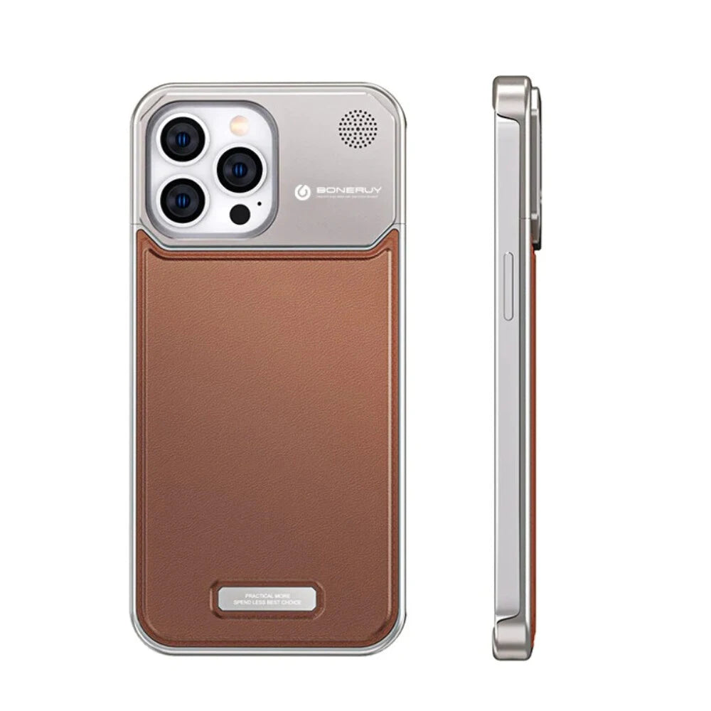 Aeroflex Premium Metallic Leather Case