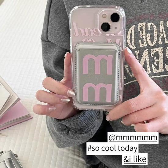 Gingham Inspired MagSafe Case with MagSafe Wallet