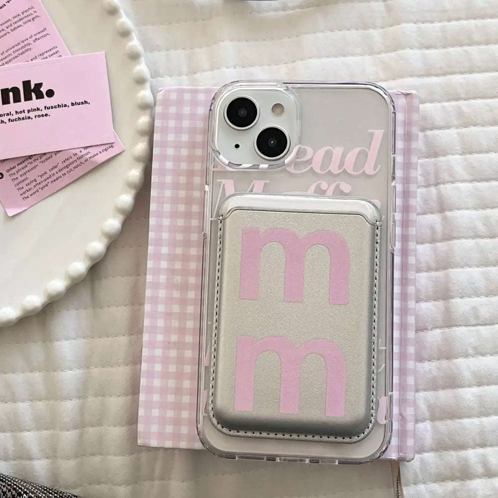 Gingham Inspired MagSafe Case with MagSafe Wallet