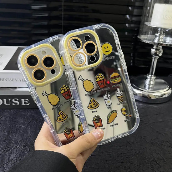Snack Attack Mirror Case