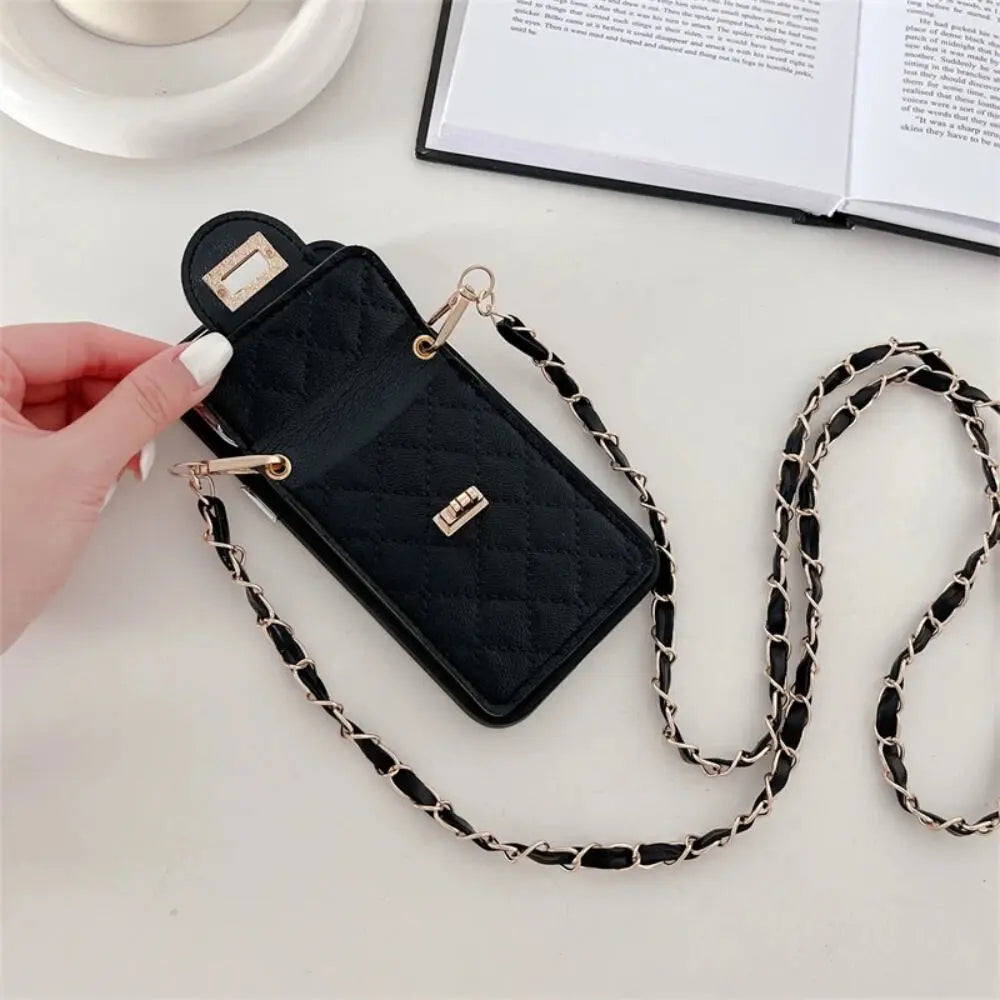 Leather Purse Wallet Case With Hanging