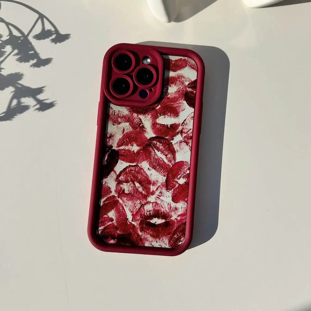 iPhone Kiss Print Luxe Case